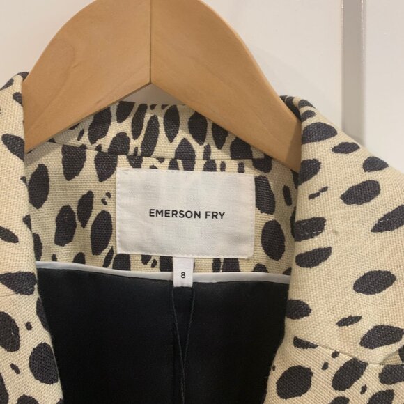 Emerson Fry Leopard Wingtip Coat - Picture 10 of 15